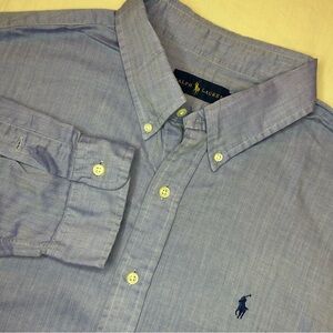 Ralph Lauren Men's Gray Button Down Shirt